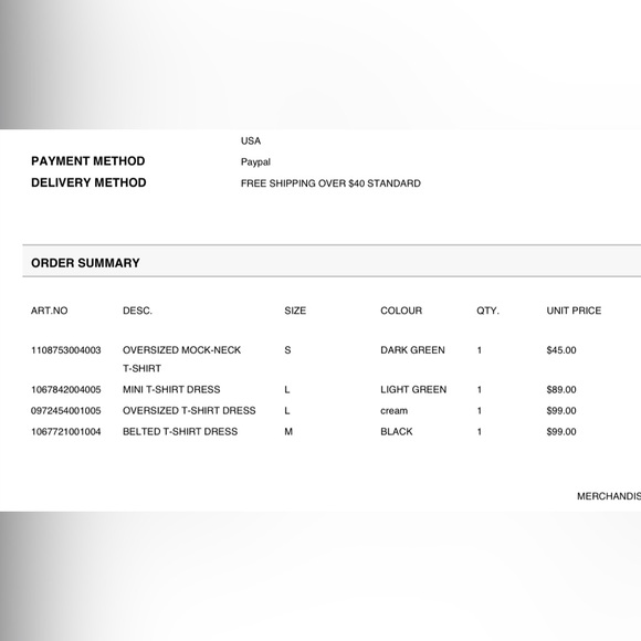 COS MINI T-SHIRT DRESS SIZE LARGE NWOT SAGE GREEN - Picture 8 of 8